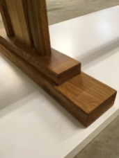 SKINNY trestle table - foot detail